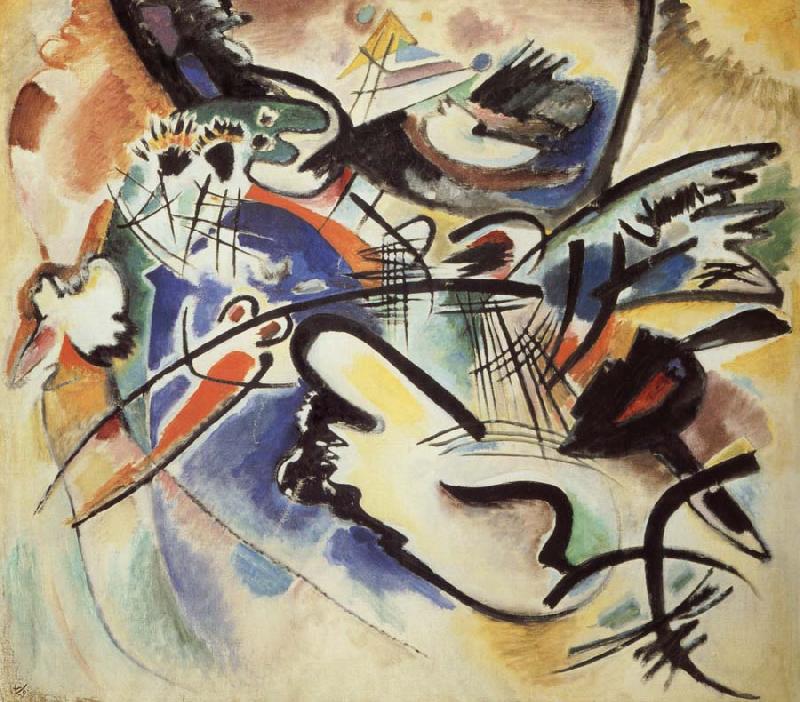 Wassily Kandinsky Kompozicio Voros es fekete